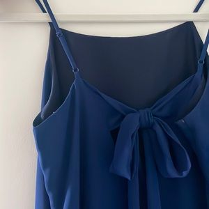 Blue Dress w/Bow